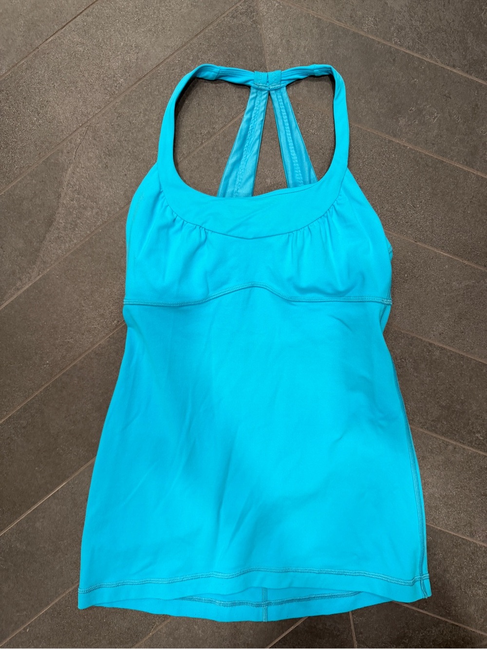 lululemon athletica Turquoise Racerback Tank